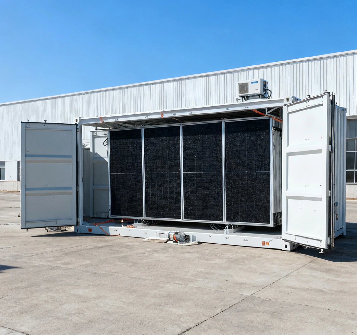 HJFoldSolar Portable Foldable Off-Grid Solar Container