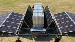 Folding-photovoltaic-panels