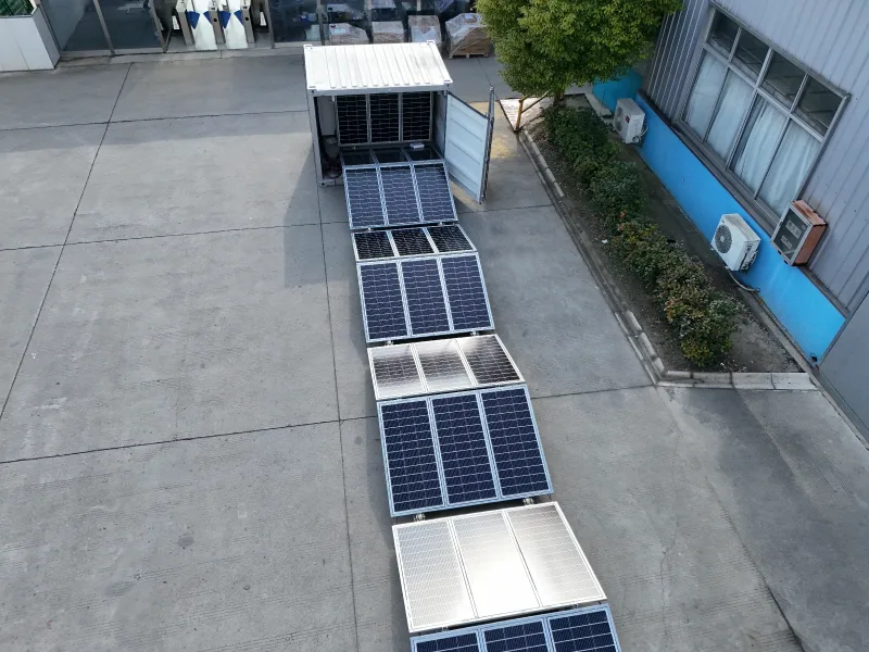 foldable solar container
