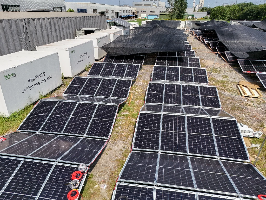 foldable photovoltaic container
