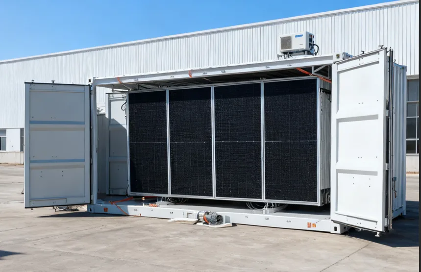 shipping container solar system