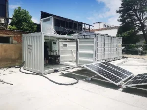 foldable solar container